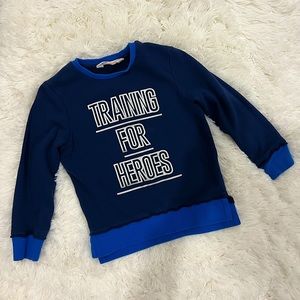 Blue shirt boys size 4-6 t wore once smoke free home 🚭